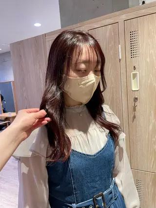 ロング カラー たなか こころ🎀のヘアスタイル
