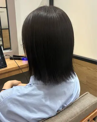 ミディアム 柴田真衣 /ナチュラル/半個室のヘアスタイル