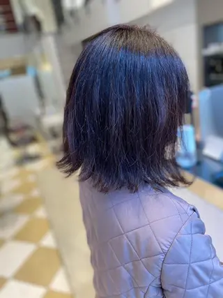 ミディアム カラー 💜髪質改善美髪💜 星野清光のヘアスタイル