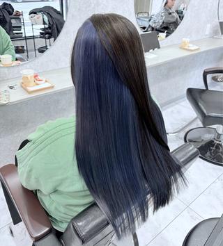 ロング 🦋ハイトーン🦋 石山 希理🦋のヘアスタイル