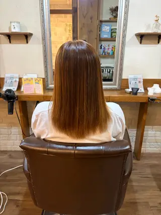 セミロング 肥田 夕蘭のヘアスタイル