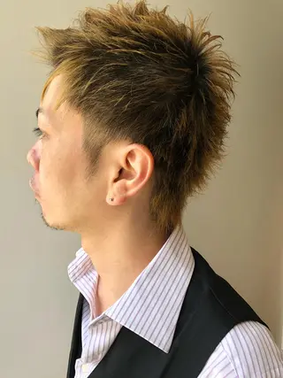 カラー メンズ 小倉 教志のヘアスタイル