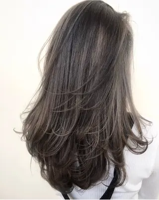 セミロング カラー 髪質改善サロン ARCHE野瀬冬馬のヘアスタイル