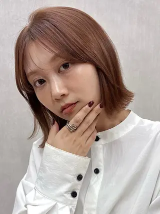 ミディアム ボブ/ミディアム 親しみやすさ/さくらのヘアスタイル