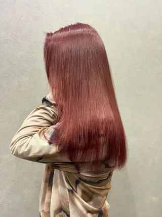 ロング カラー 難波 海のヘアスタイル