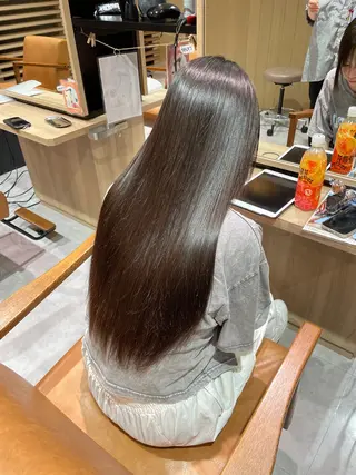 ロング ハッシュ・レイヤー ×髪質改善/松島大己のヘアスタイル