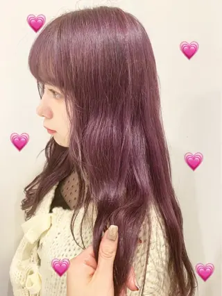 ミディアム カラー 新宿駅近♡個室 ♡関口三都季🌜のヘアスタイル