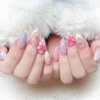 ネイル Lavender nail·中島公園のネイルデザイン