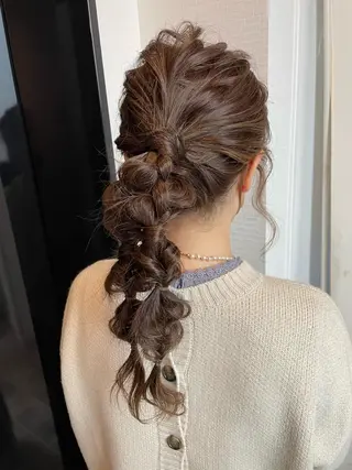 ロング ヘアアレンジ YUI/ ブリーチカラー🌷のヘアスタイル