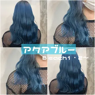 ロング カラー ヘアアレンジ 渋谷🩶ハイトーン 🩶FUMUのヘアスタイル