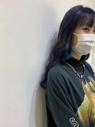 カラー mickey Yuinaのヘアスタイル