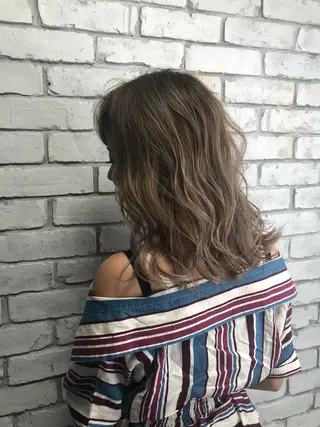 セミロング カラー welring hair salonのヘアスタイル
