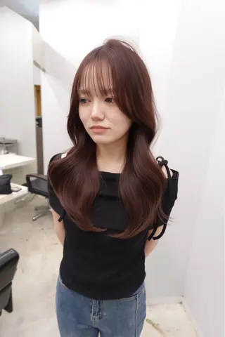 ロング 表参道/透明感カラー 韓国ヘア長田雄希のヘアスタイル