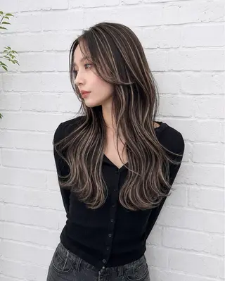 ロング カラー 【韓国風特化】 池田一之のヘアスタイル