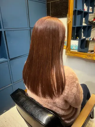 ロング 艶髪 藤原まいこのヘアスタイル