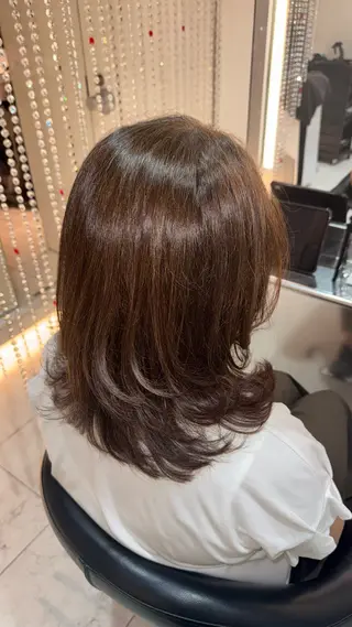 ミディアム ルナ/モデル募集🎀 /バレイヤージュのヘアスタイル