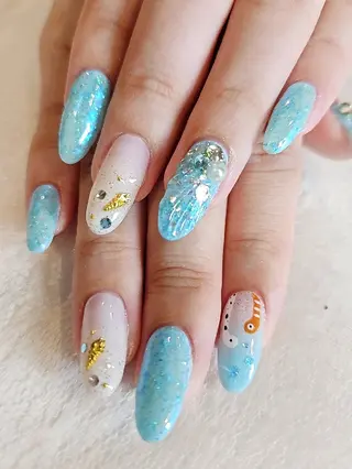 ネイル 手描きアート&推し活 🌟Wisteriaのネイルデザイン