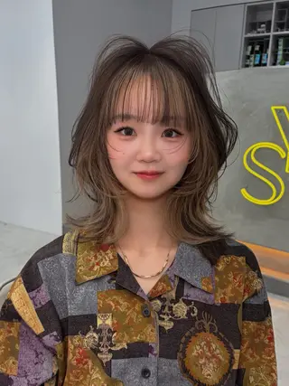 ミディアム Miyu🎀✂️ カットモデル募集のヘアスタイル