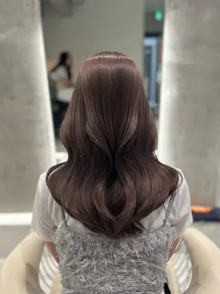 ロング カラー レイヤー/グレージュ 渋谷表参道/小森波琉のヘアスタイル