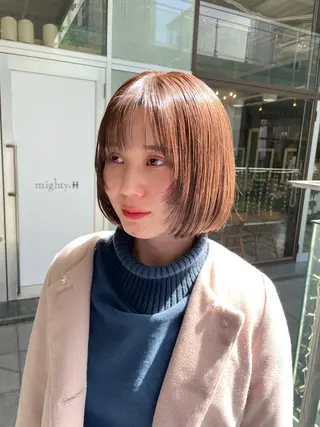 ショート 不破一輝/名古屋/ ボブ/レイヤー/艶髪のヘアスタイル