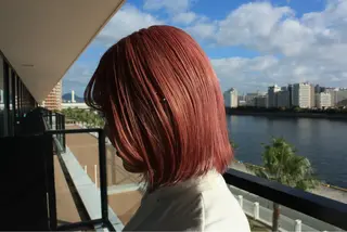 カラー 美髪矯正 KASUMIのヘアスタイル
