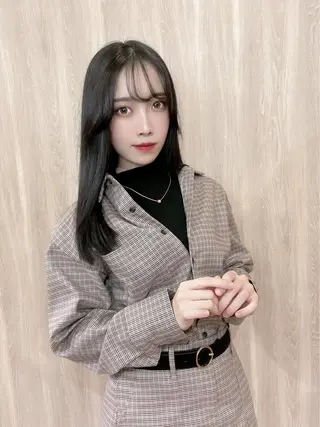 セミロング カラー ヘアアレンジ RYOSUKE ハイトーンのヘアスタイル