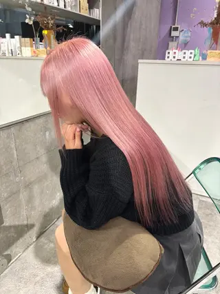 ロング 京都駅ハイトーン特化 /GAKUTOのヘアスタイル