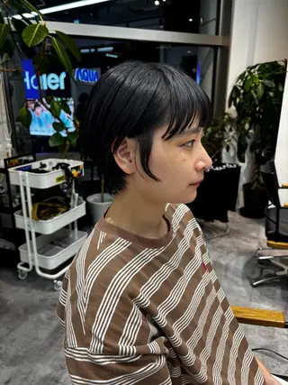 ショート 門崎未依/レイヤー/ メンズカット🪿🌼のヘアスタイル