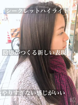セミロング 西山 恵太郎のヘアスタイル
