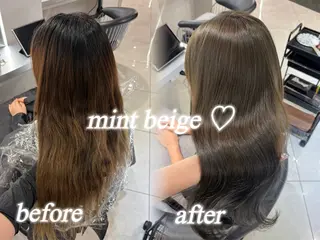 ロング カラー 韓国レイヤー×モテ髪 /MITSUKI🤍のヘアスタイル