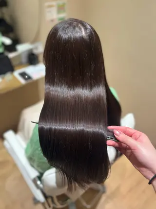 ミディアム 中島愛佳🐥⸒⸒ 縮毛矯正/艶髪カラーのヘアスタイル