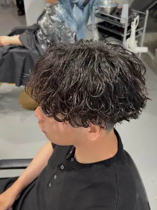 ショート パーマ メンズ 札幌メンズ専門 星雅哉のヘアスタイル