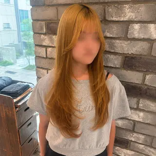 ロング 🦋ヘアメ・似合わせ HIBIKIのヘアスタイル
