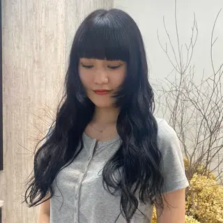 ロング 木村 夢のヘアスタイル