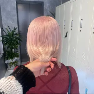 ミディアム ハイトーン特化🎀 LEONのヘアスタイル