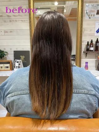 カラー 紺谷 久美子のヘアスタイル