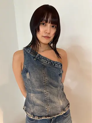 ミディアム カラー 🎀オイダイラ モモカ🎀のヘアスタイル