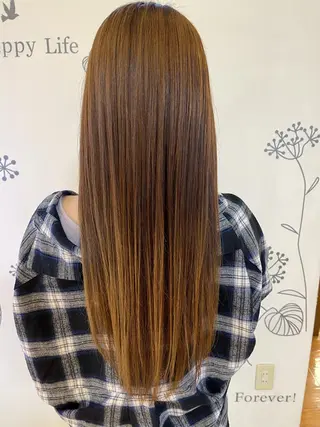 ロング 梶谷 和希のヘアスタイル