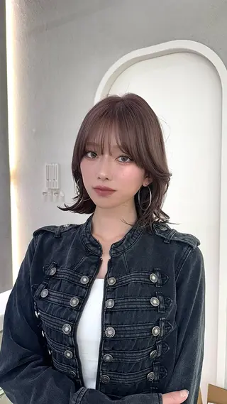 カラー ANN GAGA 心斎橋/ハイトーンのヘアスタイル