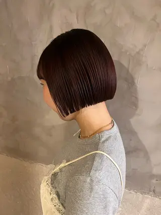 ショート カラー くるみ🩰/ボブ レイヤー/暖色カラーのヘアスタイル
