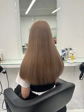 ロング カラー 💖ミルクティー💖 あかり💖のヘアスタイル