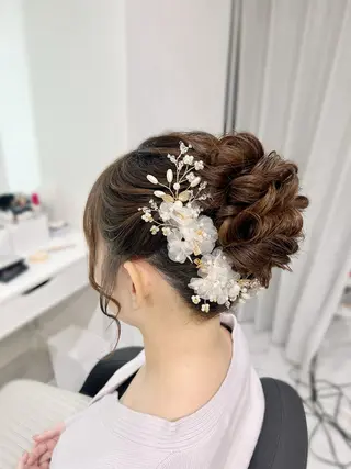 ロング ヘアアレンジ ヘアセット専門店 Rのヘアスタイル