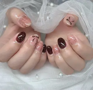 ネイル 🎀PG🩵 ネイルサロンのネイルデザイン