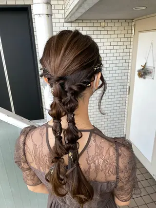 ヘアアレンジ 参列・イベントヘア♡ ゆいなのヘアスタイル