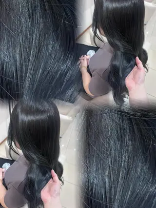 ロング 髪質改善/縮毛矯正 透明感カラー/スバルのヘアスタイル
