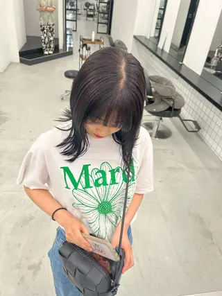ミディアム カラー 🫧‪Ameri🫧 Emma ecoleのヘアスタイル