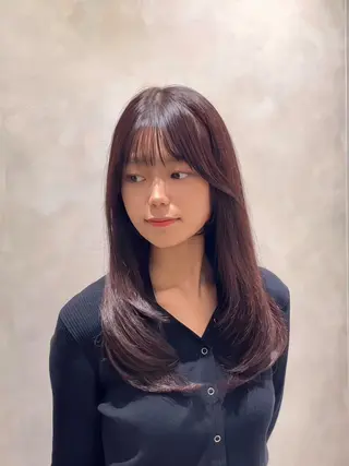 ロング カラー 高槻No.1🇰🇷 韓国ヘア 橋口陽太のヘアスタイル