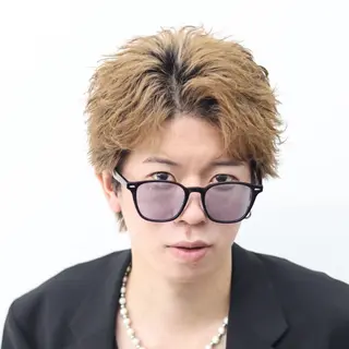 ショート カラー パーマ メンズ 🔥メンズ極🔥韓国 シャドウ/波巻き柿崎のヘアスタイル