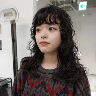セミロング パーマ ヘアアレンジ 🌐サトウ リョウ🌐のその他イメージ