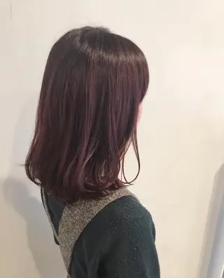 ミディアム カラー mayo 🐄🌈のヘアスタイル